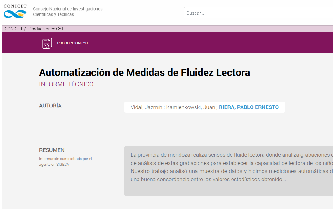 Preview de CONICET