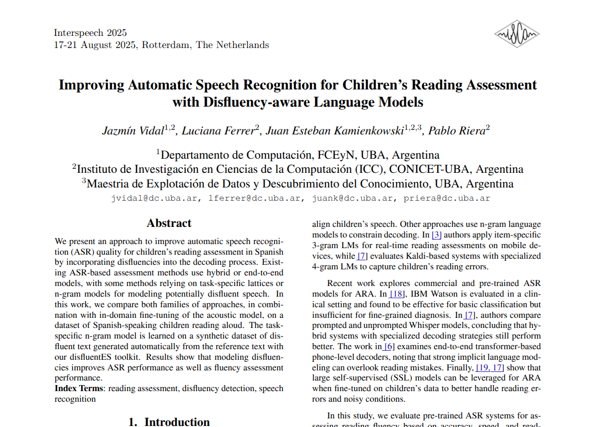 Preview de Interspeech